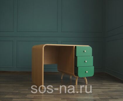 Письменный стол "Ellipse" с одной тумбой арт EL08/2G